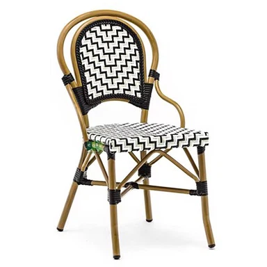 2019 бистро стол за хранене PE пластмасов тъкан ратан